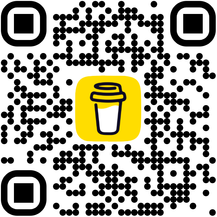 QR code linking to the Buy Me a Coffee page